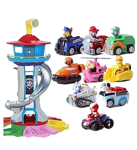 Torre Patrulha Canina 52cm com 9 personagens - Nickelodeon