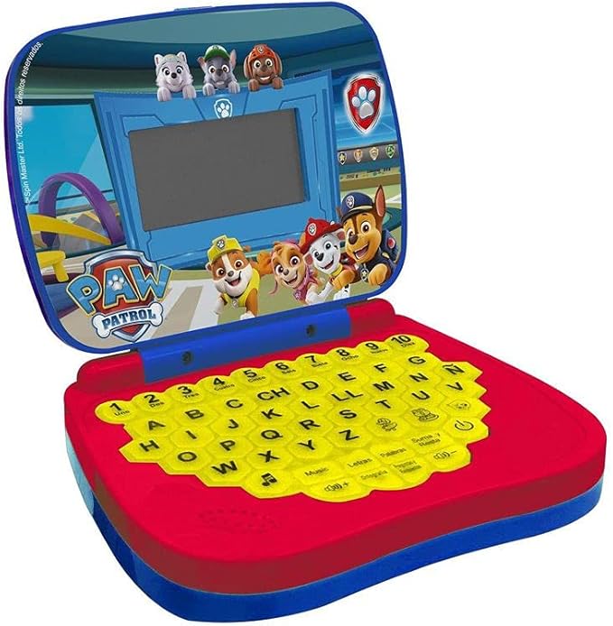 Laptop Infantil, Patrulha Canina, Brinquedo Educativo - Bilíngue