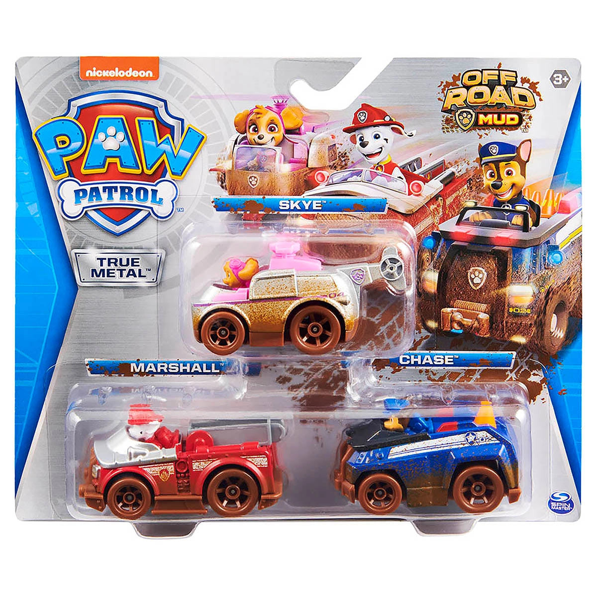 Patrulha Canina - Veículo Die Cast Com 3 Figuras