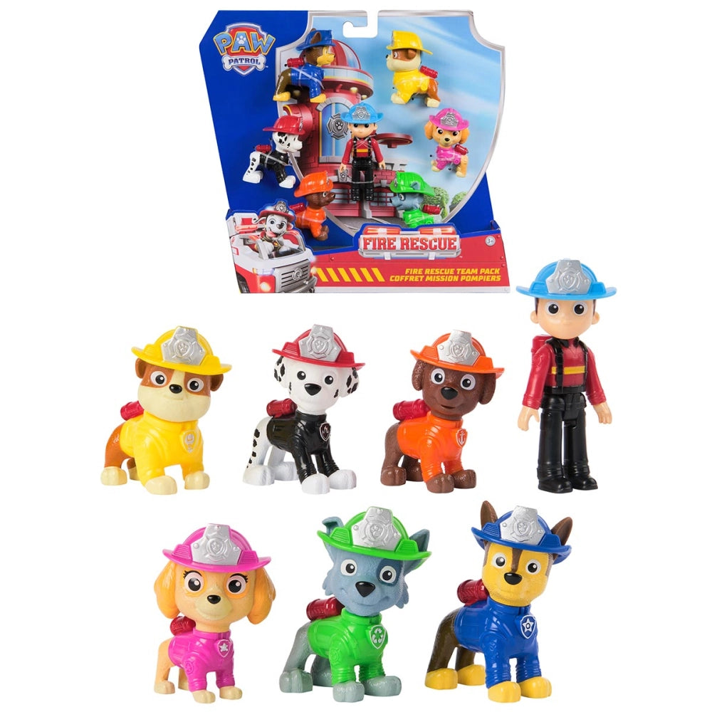 Patrulha Canina - Pack Bonecos Fire Rescue